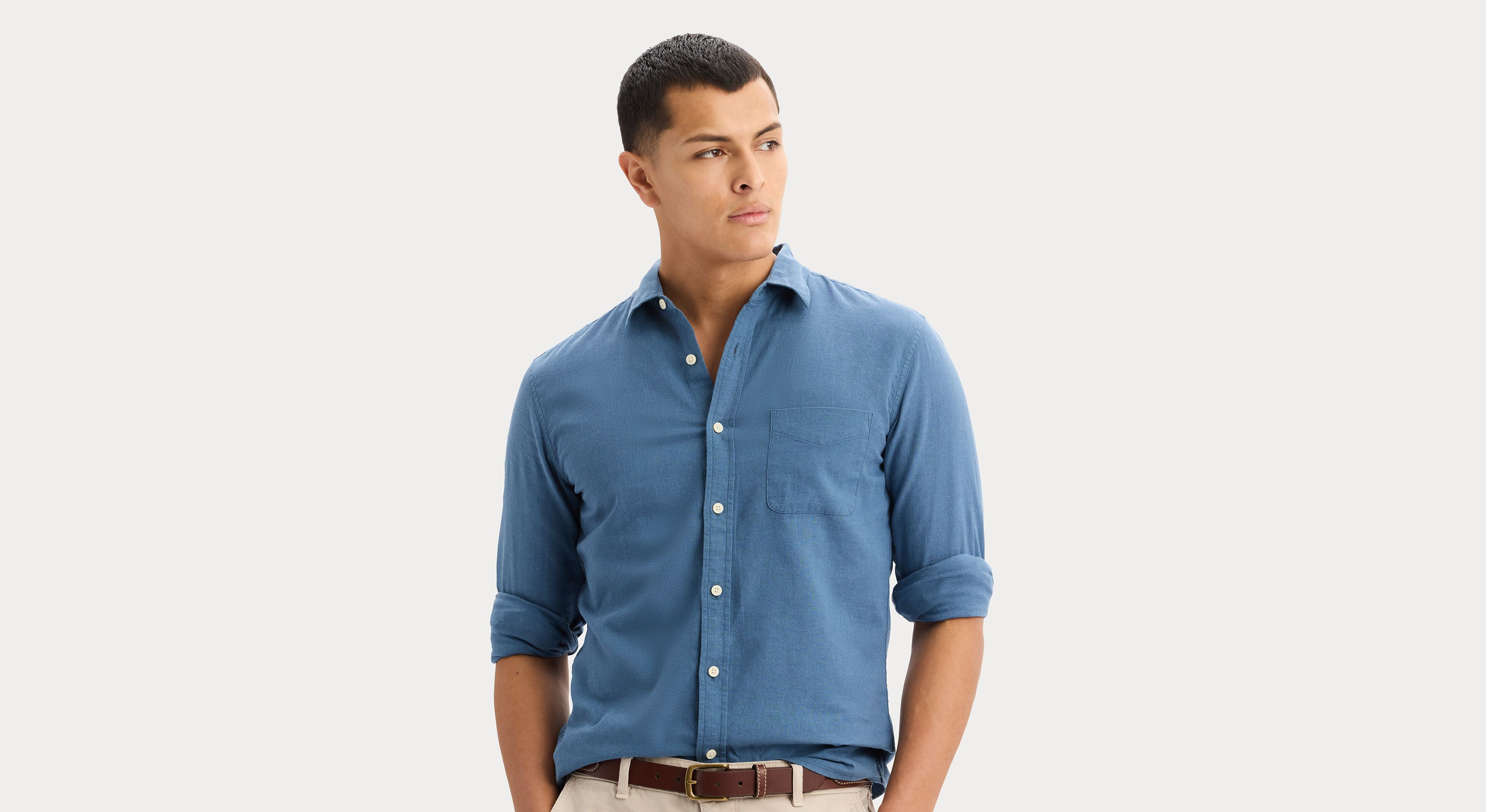 Icon Button Up Shirt, Slim Fit - Dockers®