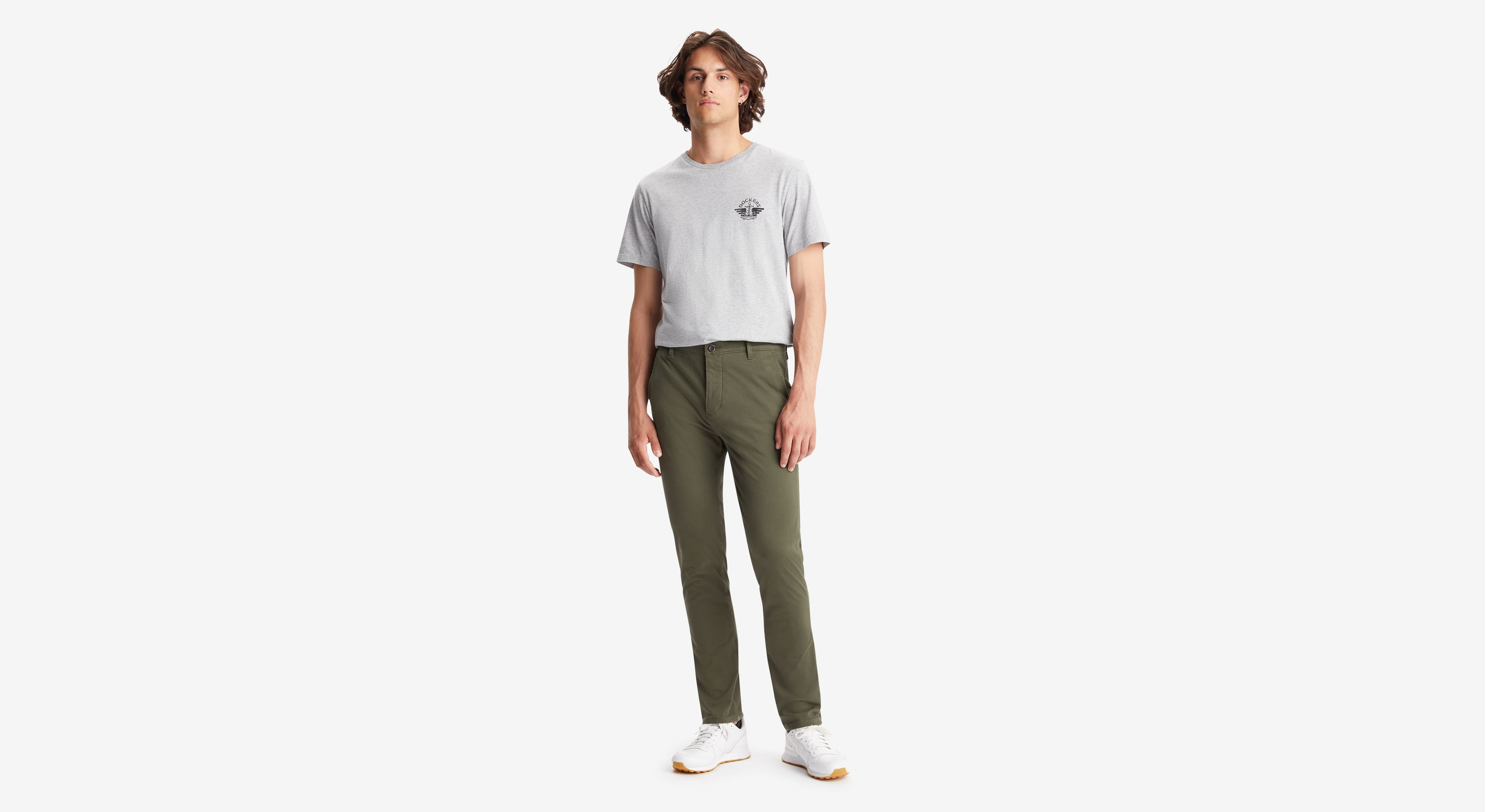 Men's Skinny Fit Supreme Flex Alpha Khaki Pants – Dockers®