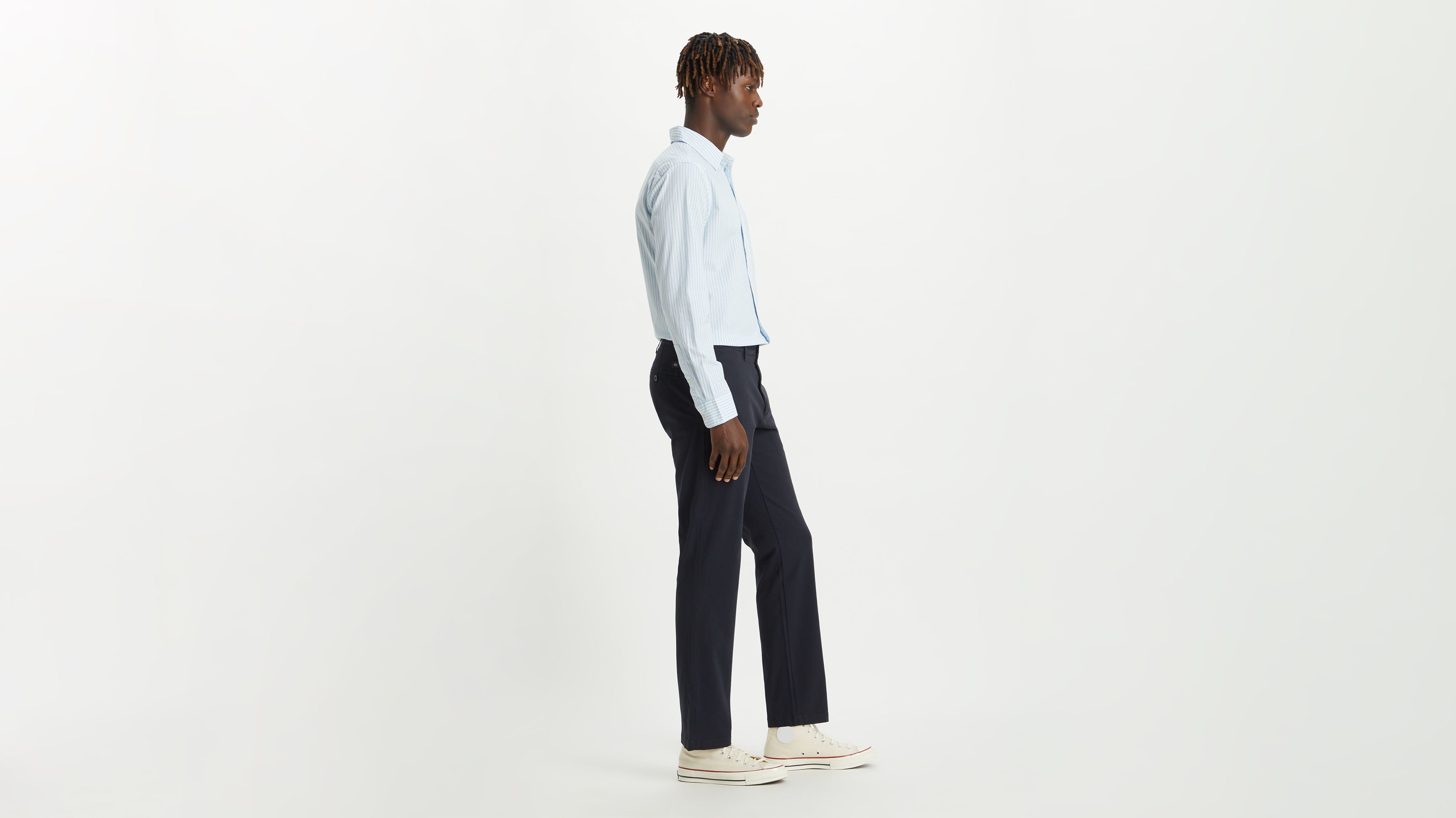 dockers navy blue dress pants Crafted Khaki Pants, Slim Fit – Dockers®