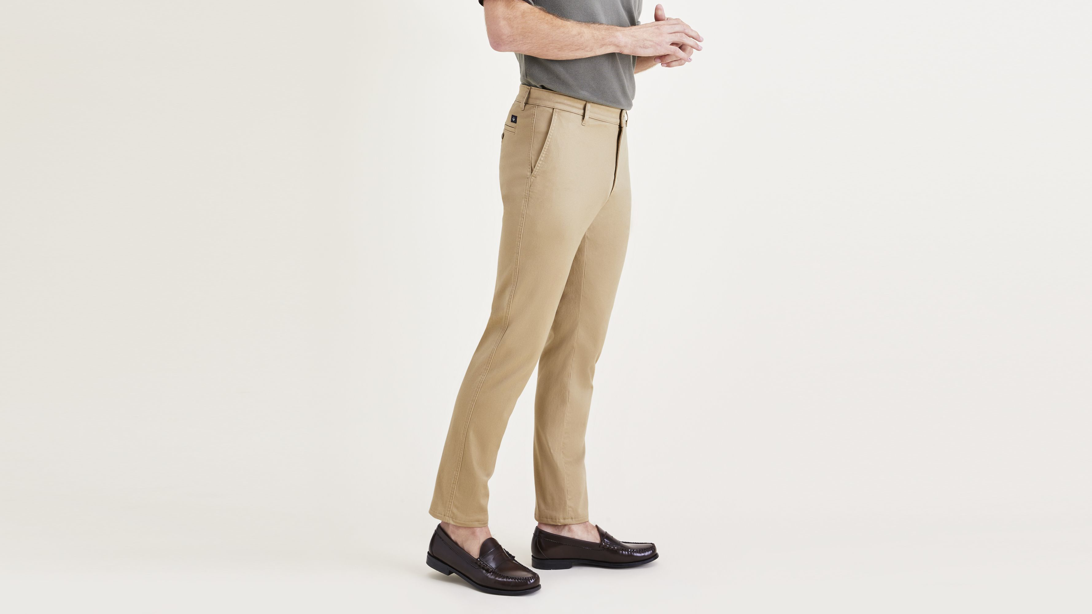 khaki pants for men slim fit