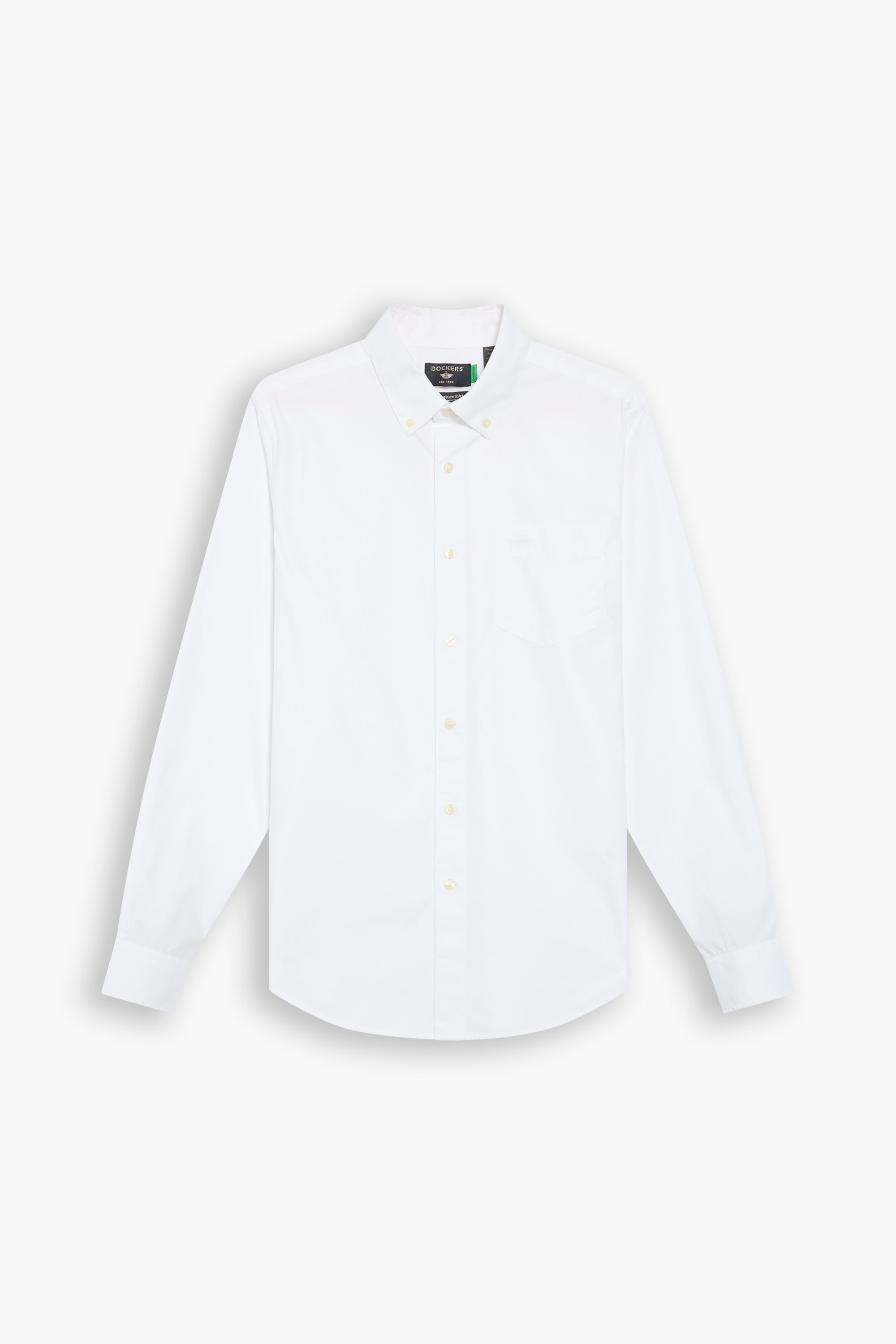 dockers dress shirt Signature Shirt Long Sleeve with Stain Defender®, Slim Fit