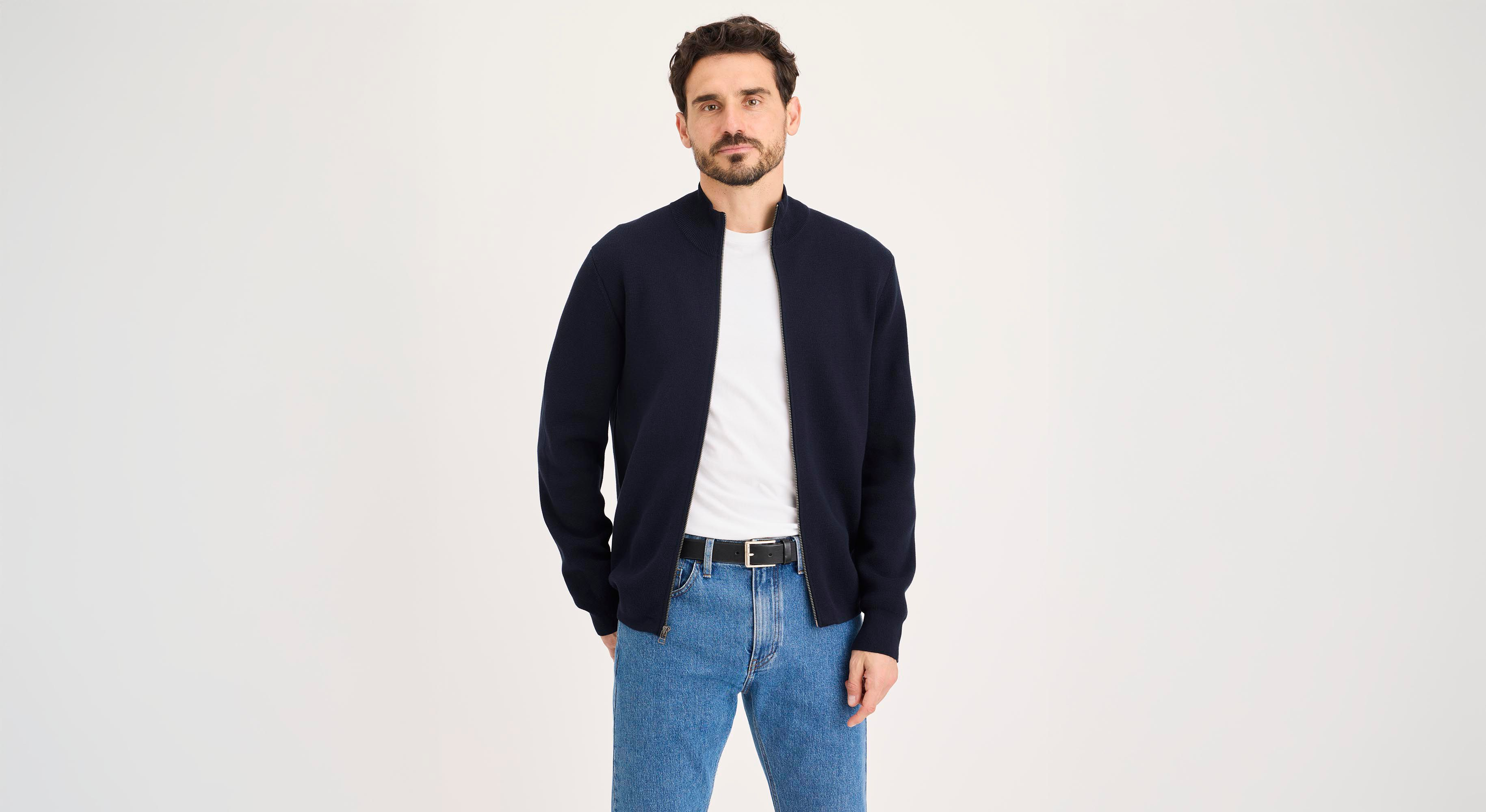 Full-Zip Sweater, Regular Fit - Dockers®