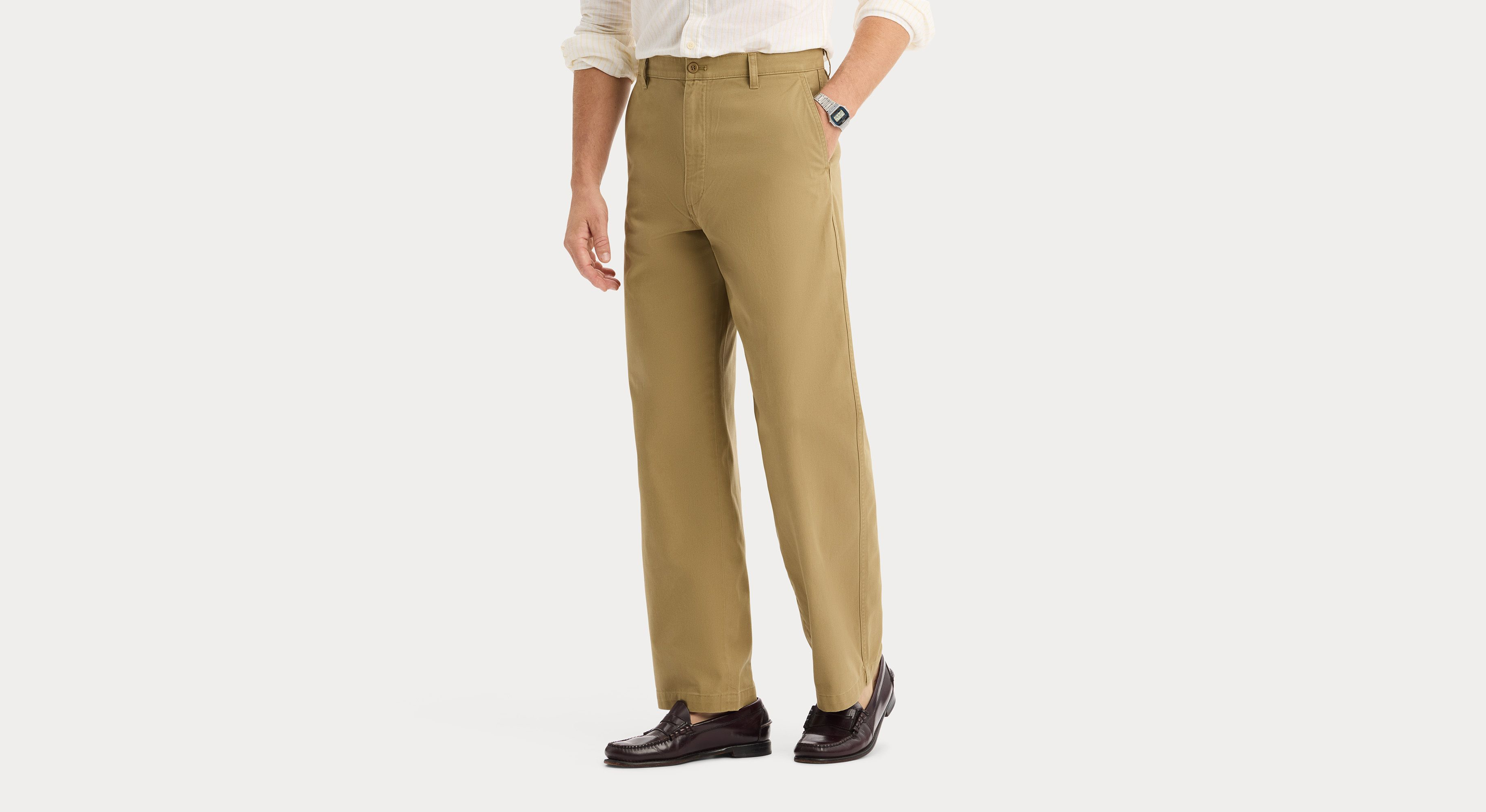 パンツ wide chino pants 80s archive Eighty-Six Original Chino Pants, Loose Fit – Dockers®