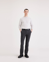 Front view of model wearing Asphalt Men's Slim Fit Original Chino Pants.