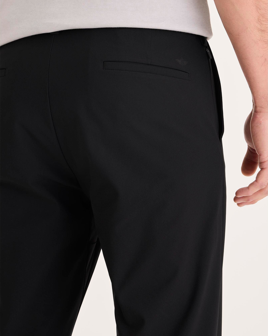 View of model wearing Beautiful Black Go Airweave Chino, Straight Fit.