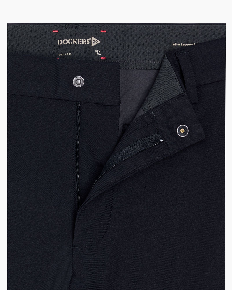 Dockers slim tapered black hotsell