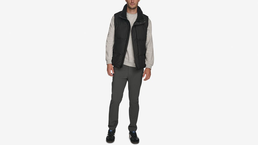 Puffer jacket vest mens online