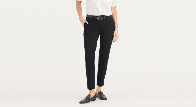 dress dockers pants women's High Straight Sutter Levis Stain Defender technology works to defeat spills and other stains and helps to keep you looking your best Dockers Women's Collins Trouser Mid-Rise