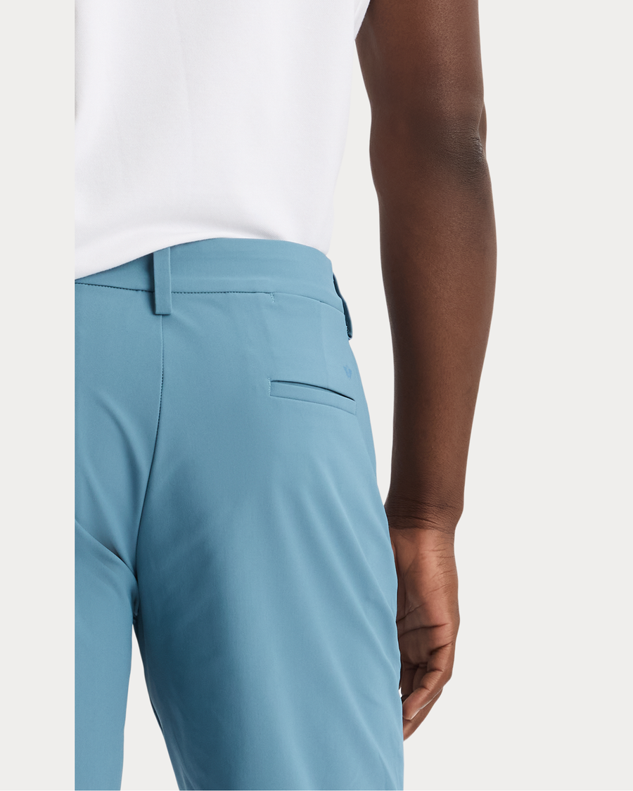 View of model wearing Bluestone Go Airweave Short.