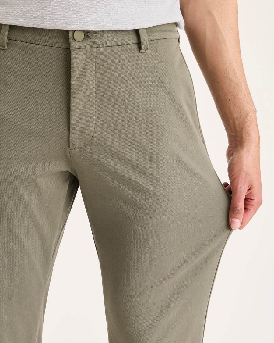 View of model wearing Camo Go Activeflex Chino, Slim Fit.