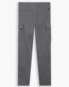View of model wearing Car Park Grey Utility Cargo Pant, Straight Fit.