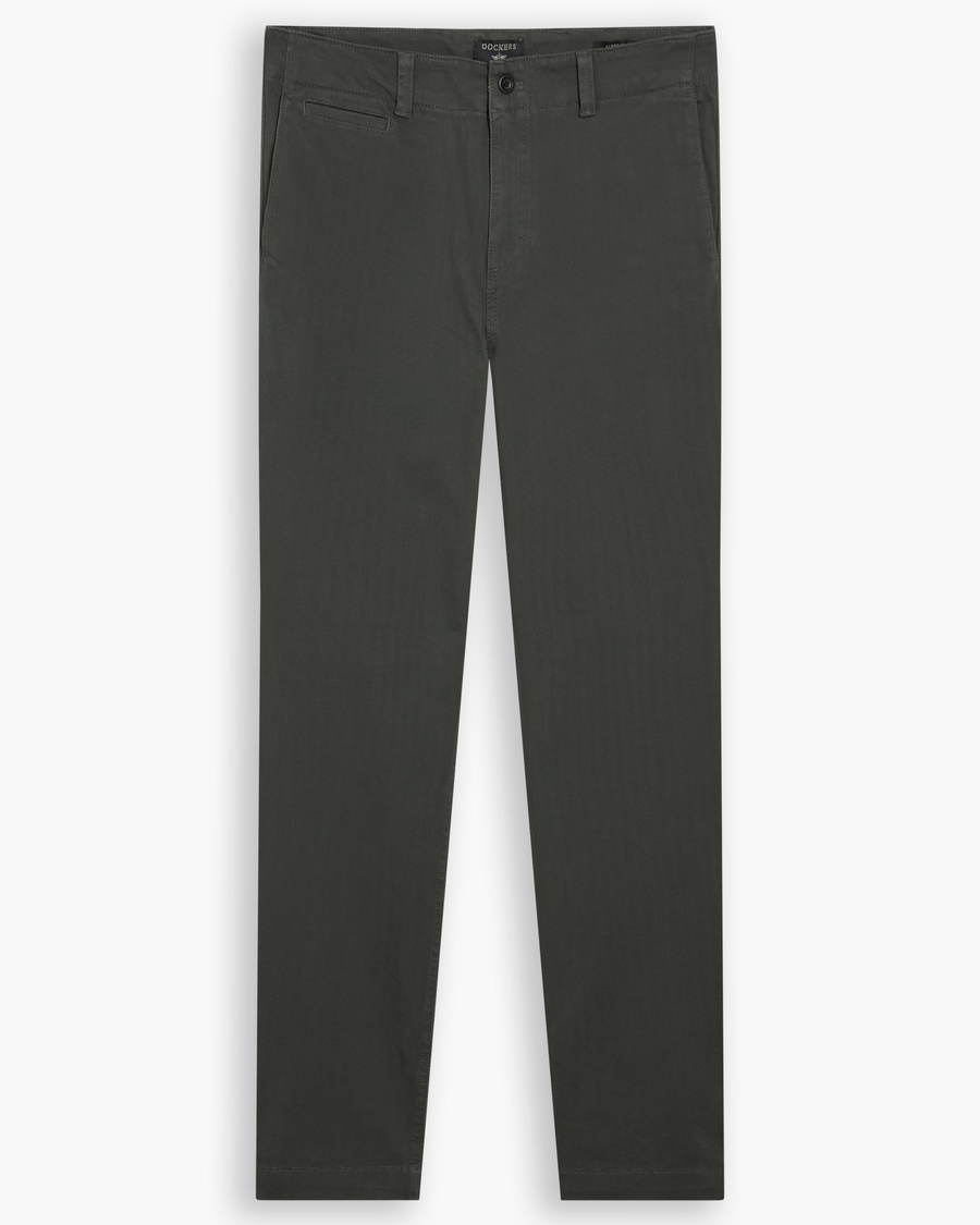 View of model wearing Chimera Alpha Chino Pants, Slim Fit.