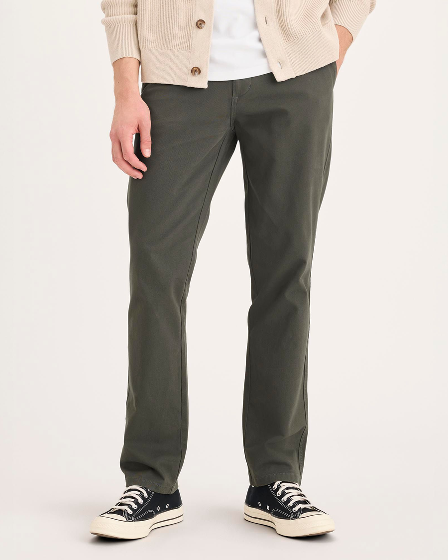 Front view of model wearing Chimera Ultimate Chinos, Slim Fit.