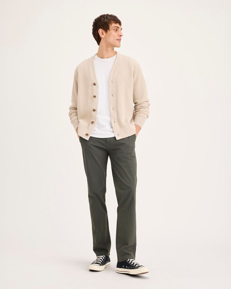 Front view of model wearing Chimera Ultimate Chinos, Slim Fit.