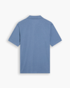 View of model wearing Coastal Fjord Pique Polo, Slim Fit.