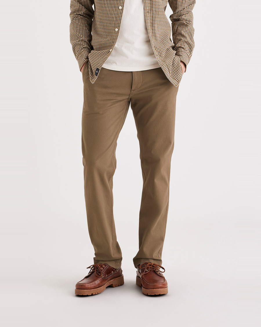 Front view of model wearing Cub Alpha Chino Pants, Slim Fit.