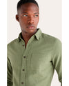 Men's Slim Fit Icon Button Up Shirt