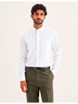Signature Shirt Long Sleeve with Stain Defender®, Slim Fit
