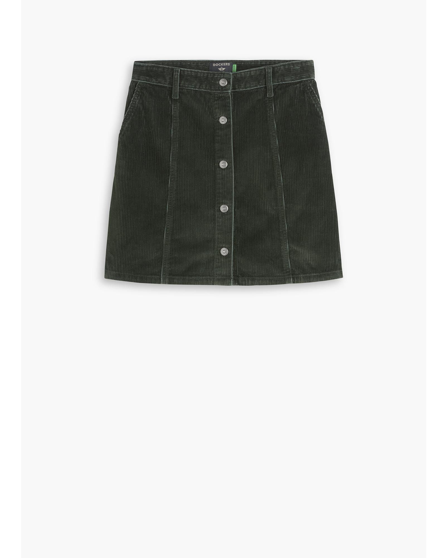 Women s Button Front Mini Skirt Dockers