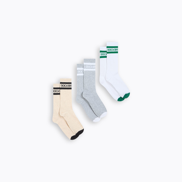 dockers dress casual socks Men's Dockers Big & Tall True Crew Rayon Dress Casual Socks Three Pack for  sale online