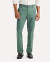 View of model wearing Duck Green Original Chino Pants, Slim Fit.