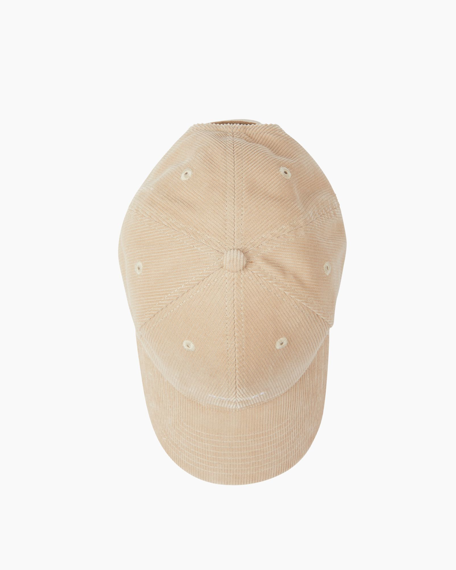 View of  Egret Unisex Corduroy Baseball Cap.