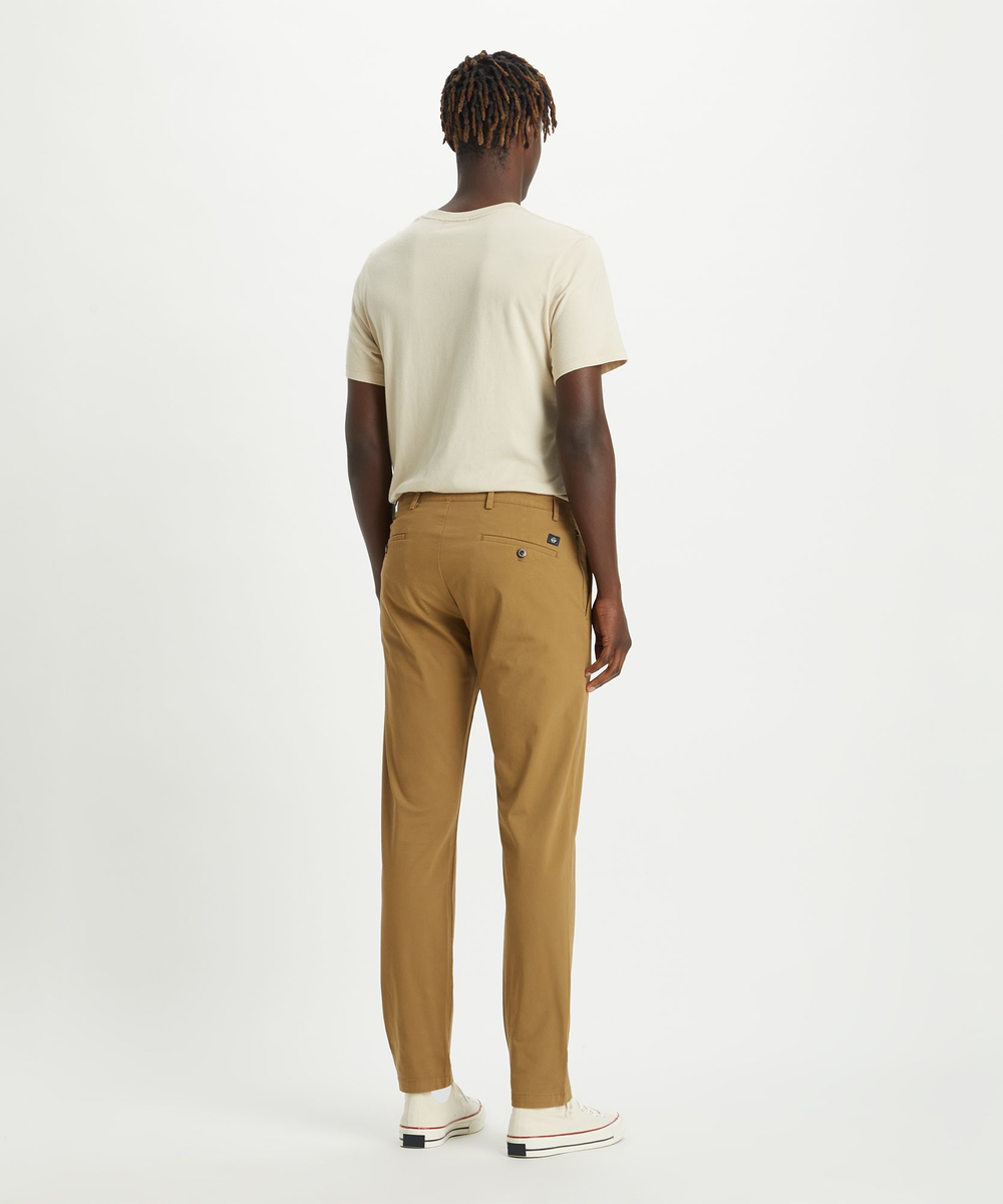 Dockers Heren Crafted Khaki Slim Taper Pants, chocolade chip, 34W / 34L