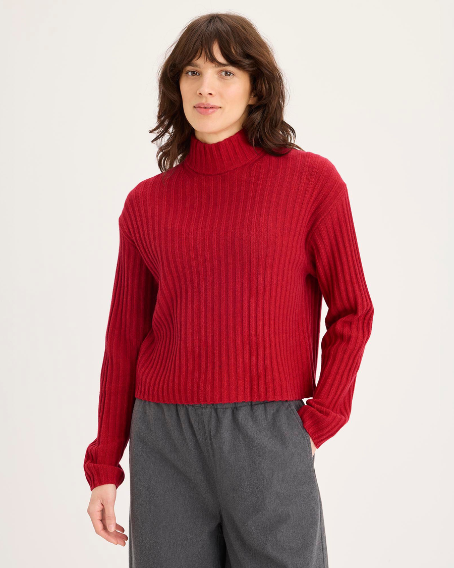 Mockneck Sweater, Relaxed Fit – Dockers®