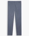 View of model wearing Folkstone Gray Mid-Rise Collins Trouser with Sculpt, Slim FIt.