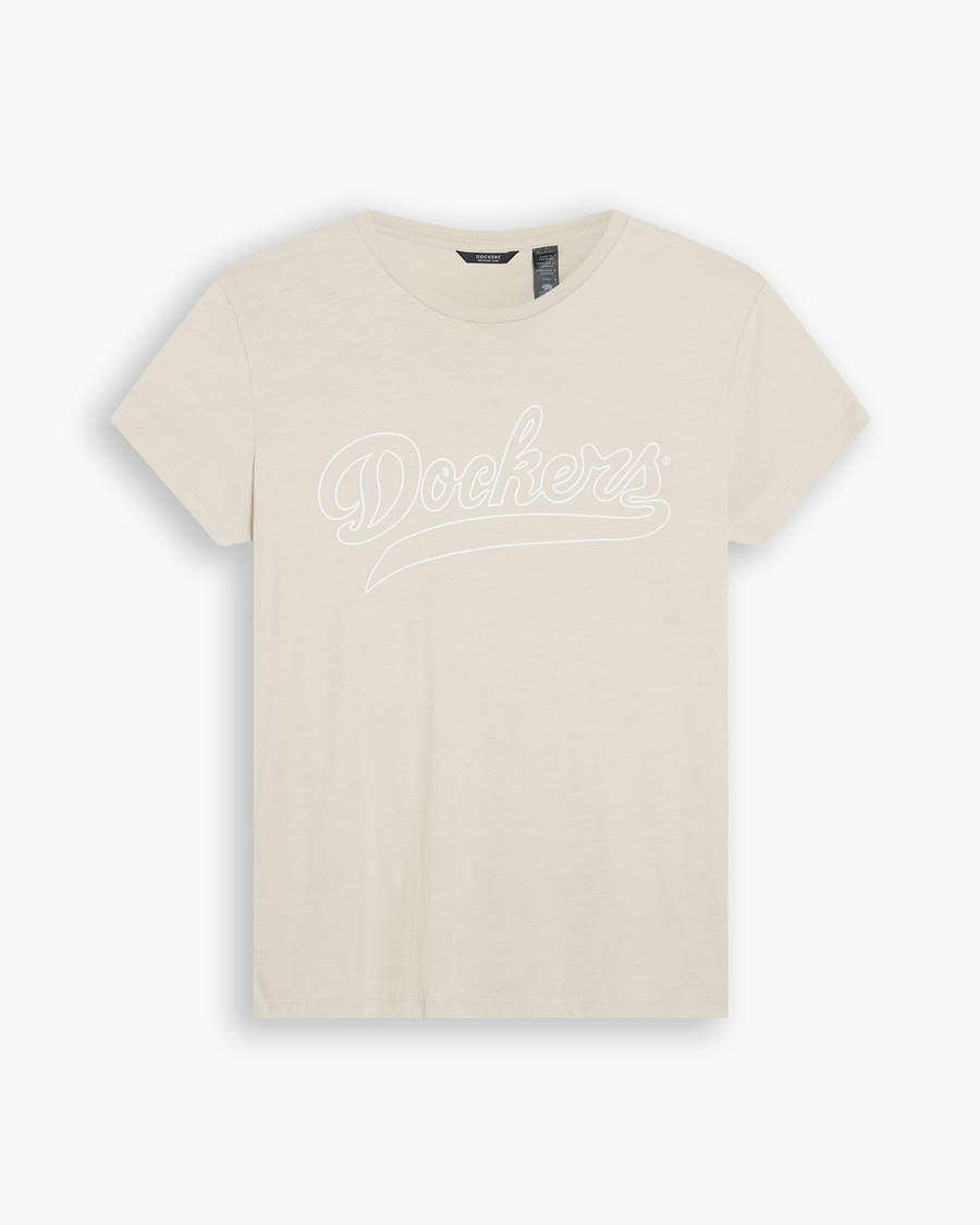 View of model wearing Grit GraphicTee, Slim Fit.