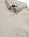 View of model wearing Grit Oxford Shirt, Slim Fit.