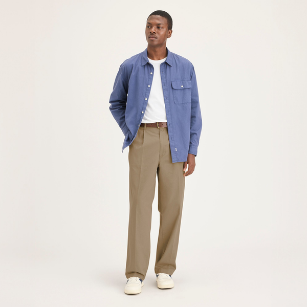 Eighty-Six Original Pleated Chinos, Loose Fit - Dockers®