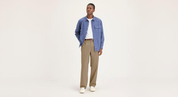 Eighty-Six Original Pleated Chinos, Loose Fit – Dockers®