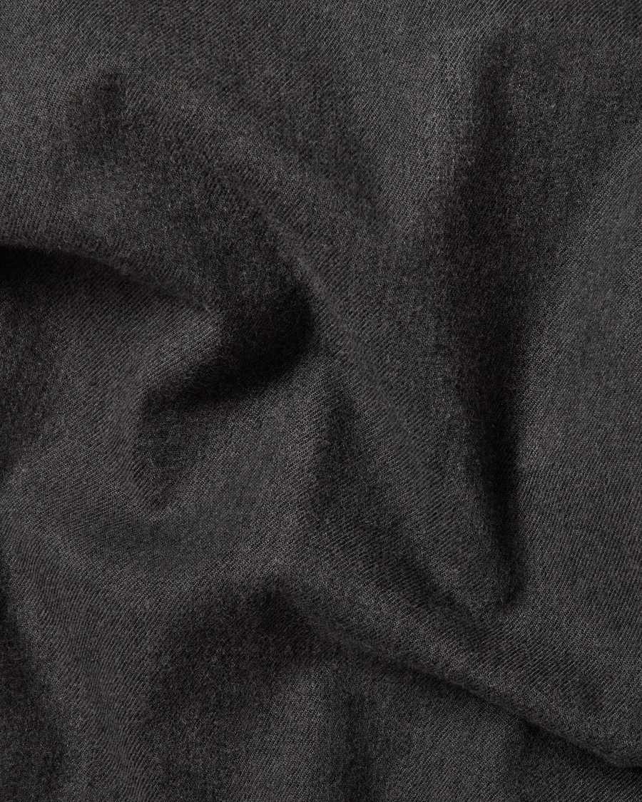 View of model wearing Heather Gray Drawstring Pants.