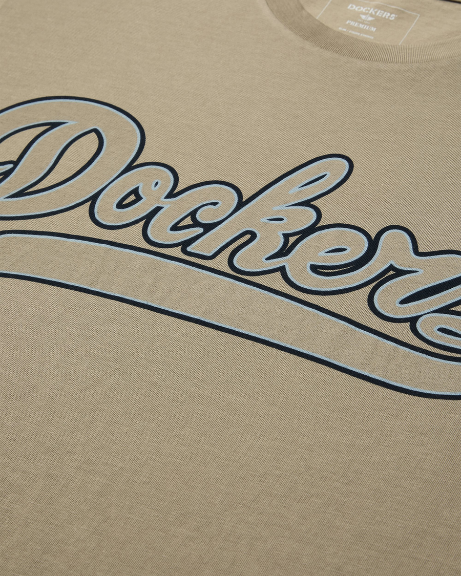 View of model wearing Lemon Pepper Graphic Tee, Slim Fit.