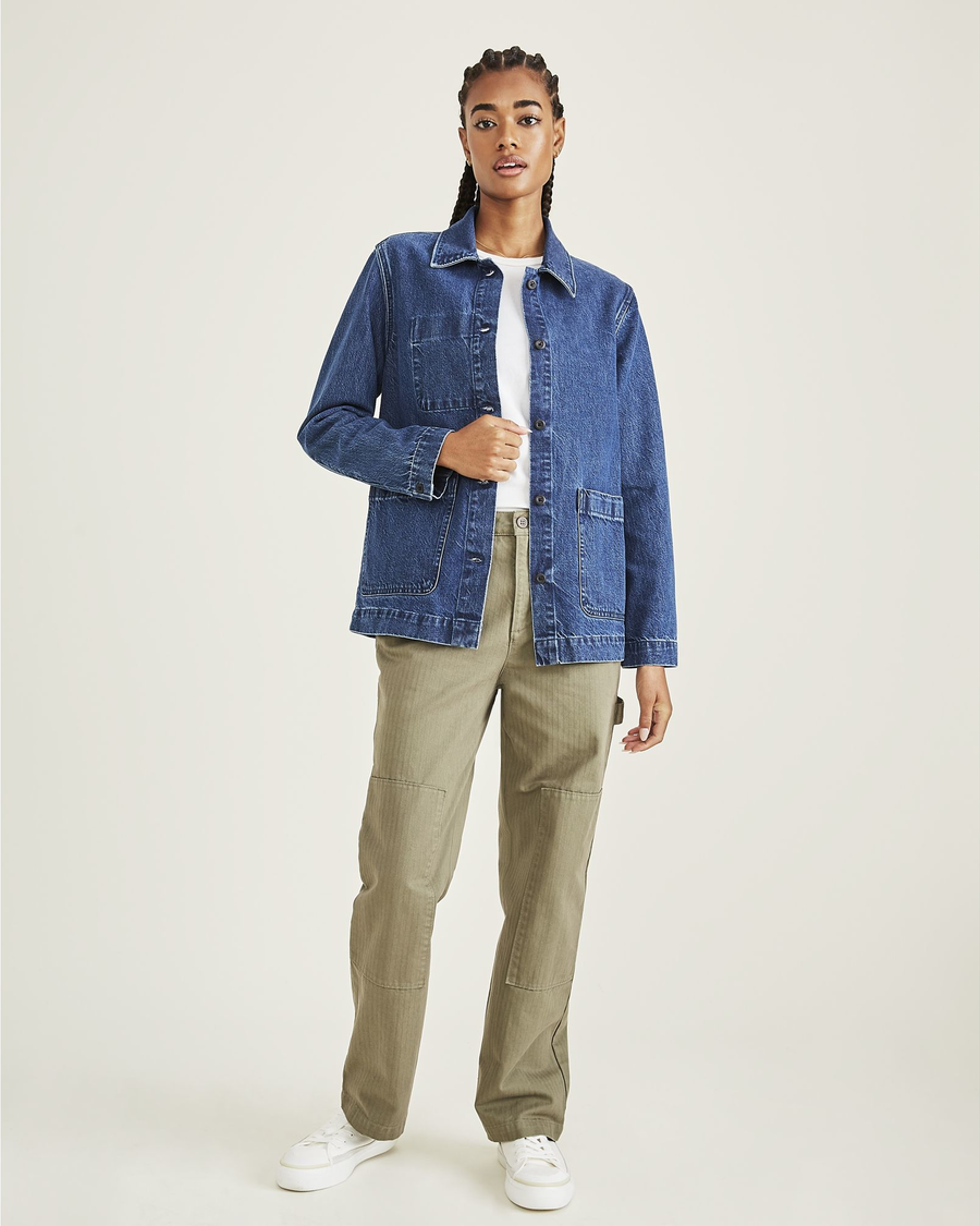 Denim chore jacket discount