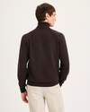 Back view of model wearing Mole Turtleneck Sweater, Regular Fit.