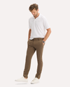 View of model wearing Morel Go Activeflex Chino, Skinny Fit.
