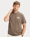 View of model wearing Morel Graphic Tee, Regular Fit.