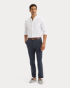 View of model wearing Mosely Vista 2 Button Collar Shirt, Slim Fit.