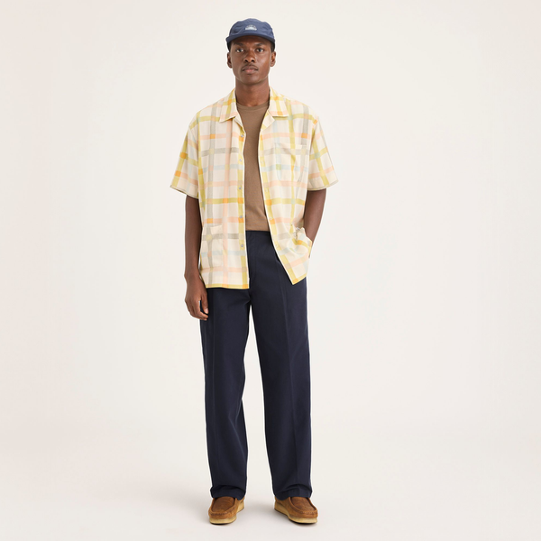 Eighty-Six Original Pleated Chinos, Loose Fit - Dockers®