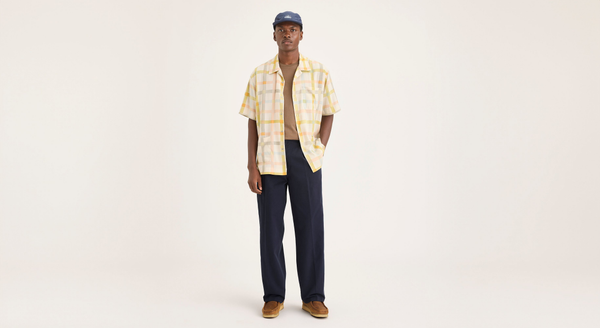 Eighty-Six Original Pleated Chinos, Loose Fit - Dockers®
