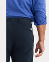 View of model wearing Navy Blazer Original Chino Pants, Relaxed Taper Fit.