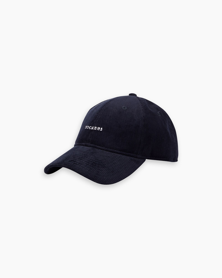 View of  Navy Blazer Unisex Corduroy Baseball Cap.