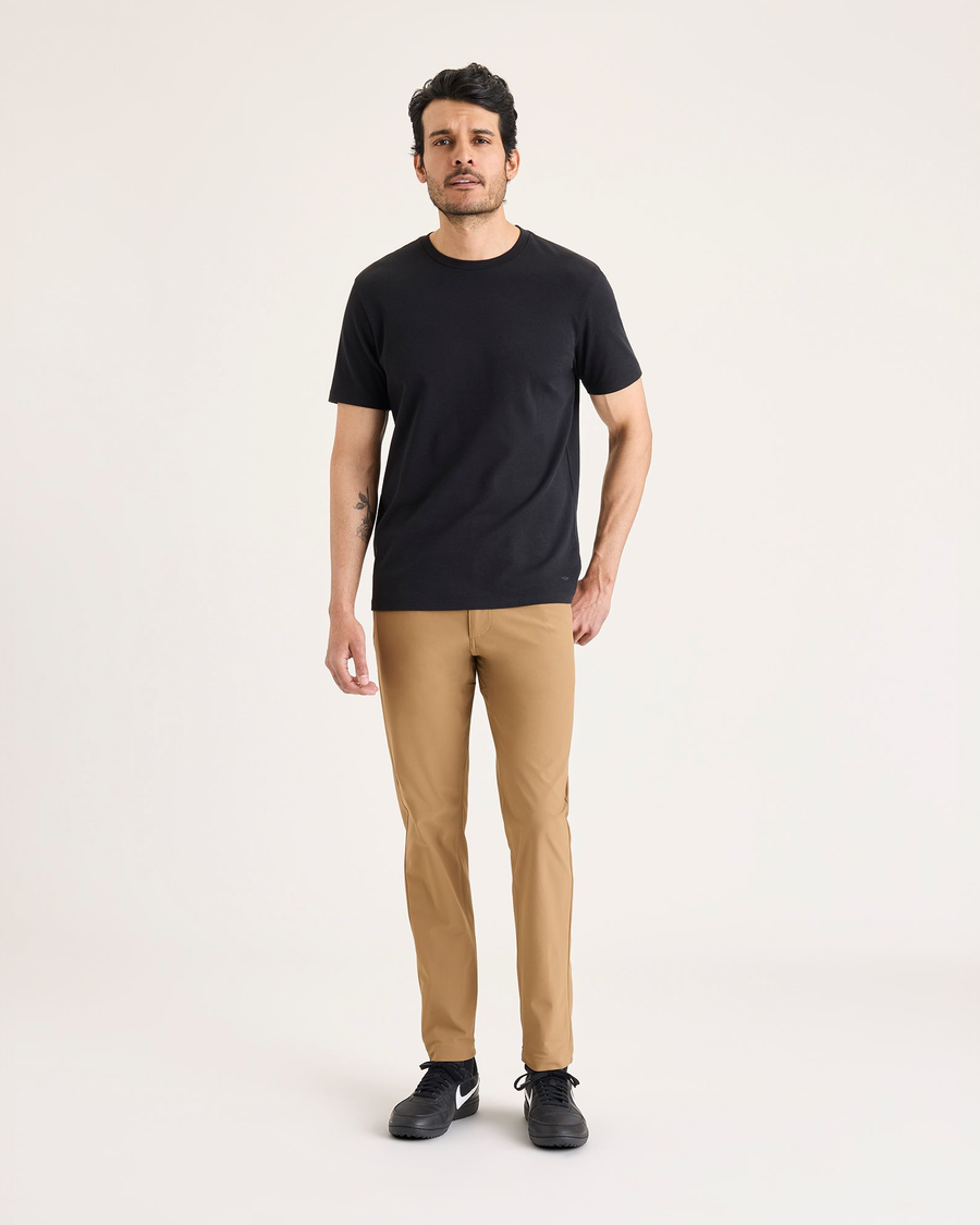 Front view of model wearing Otter Go Pant, Slim Fit with Airweave.