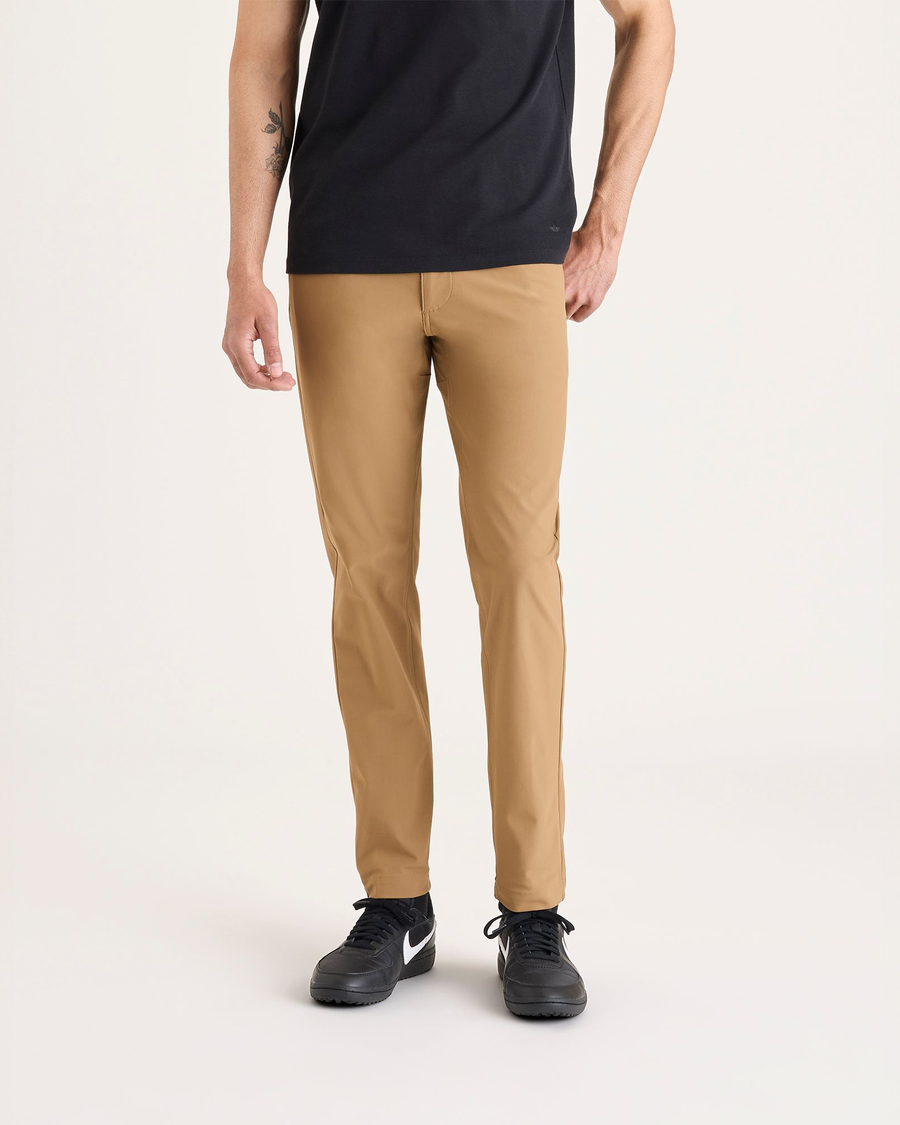 Front view of model wearing Otter Go Pant, Slim Fit with Airweave.