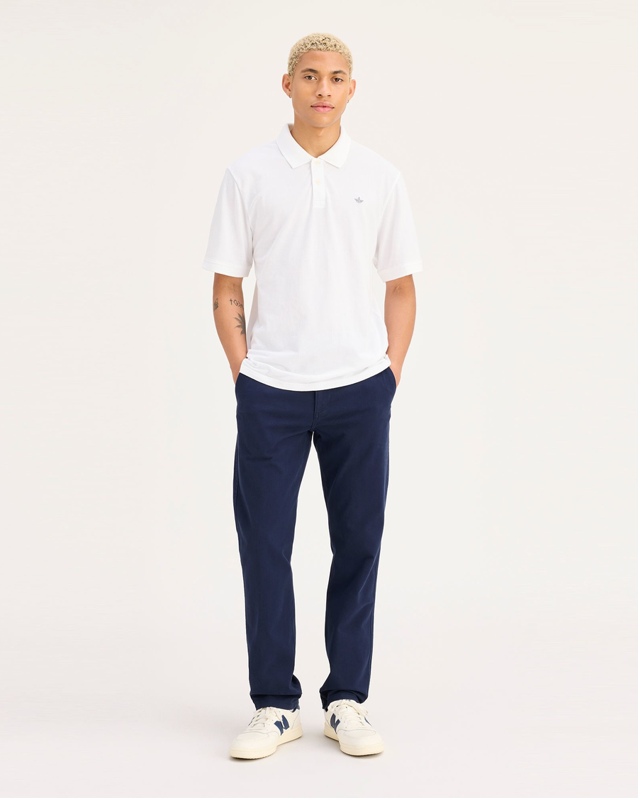 Front view of model wearing Pembroke Ultimate Chinos, Slim Fit.