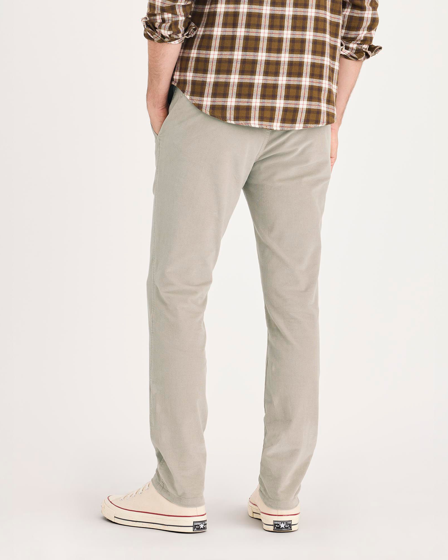 Back view of model wearing Pure Cashmere Ultimate Chinos, Skinny Fit.