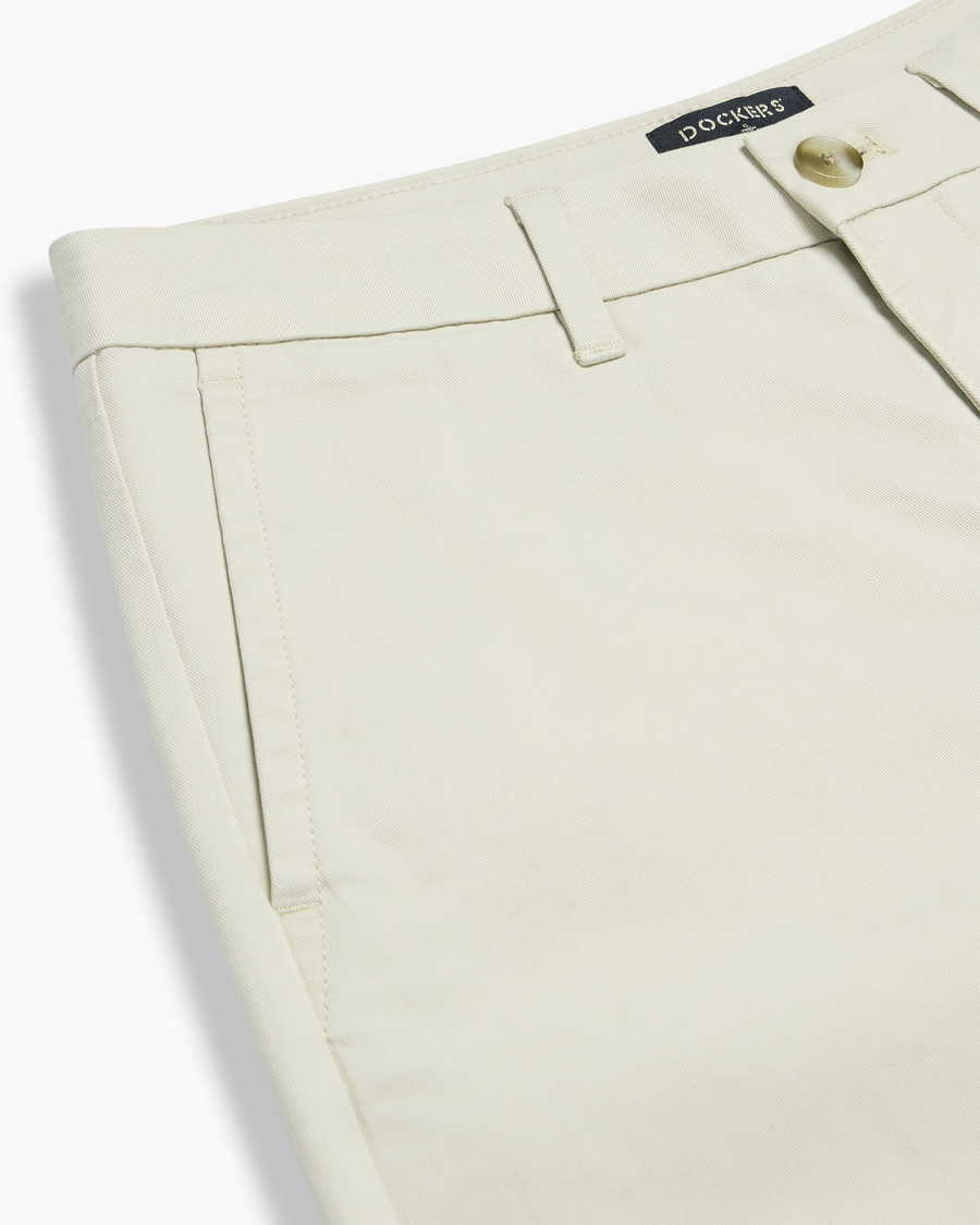 View of model wearing Sahara Khaki Blake Chino Pants, High Straight.