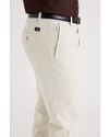 Side view of model wearing Sahara Khaki Men's Slim Fit Smart 360 Flex Ultimate Chino Pants.